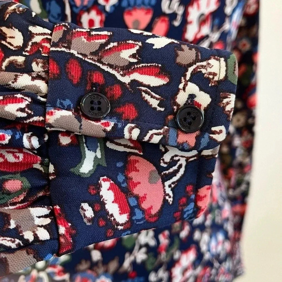 Tory Burch Keyhole-Front Floral Print Dress - Picture 7 of 10